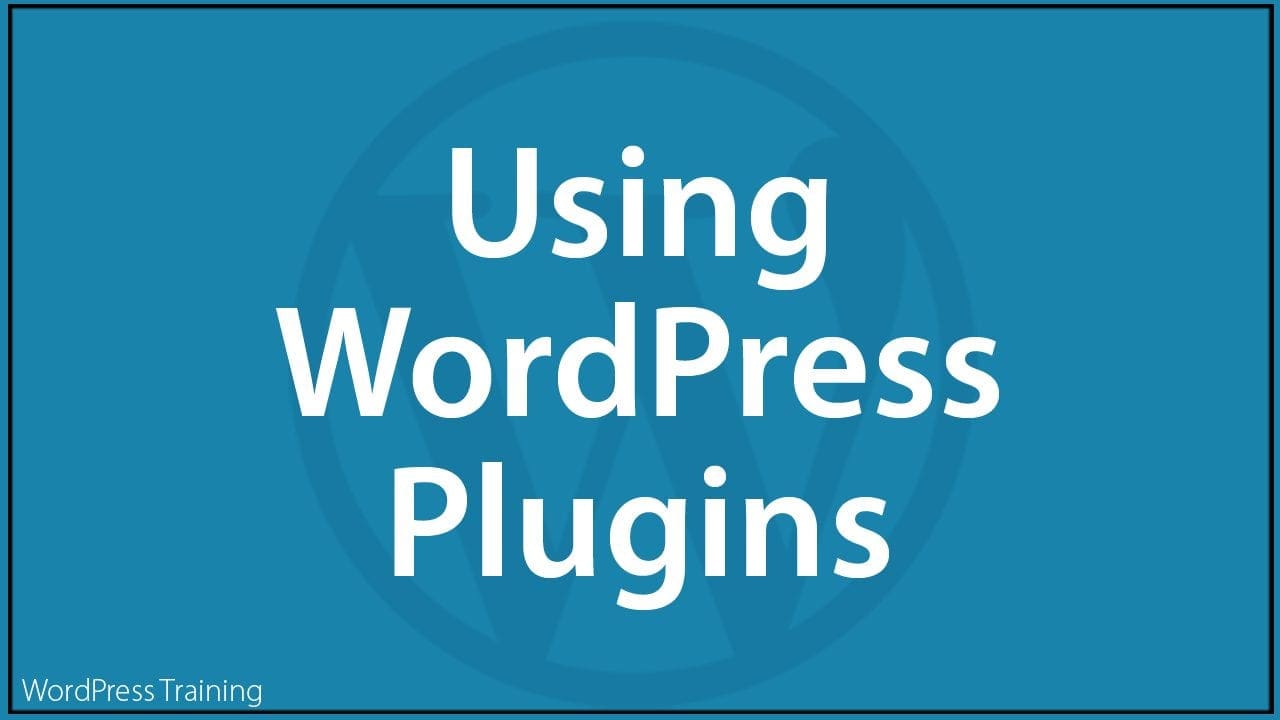 Using WordPress Plugins - WPTrainingManual.com